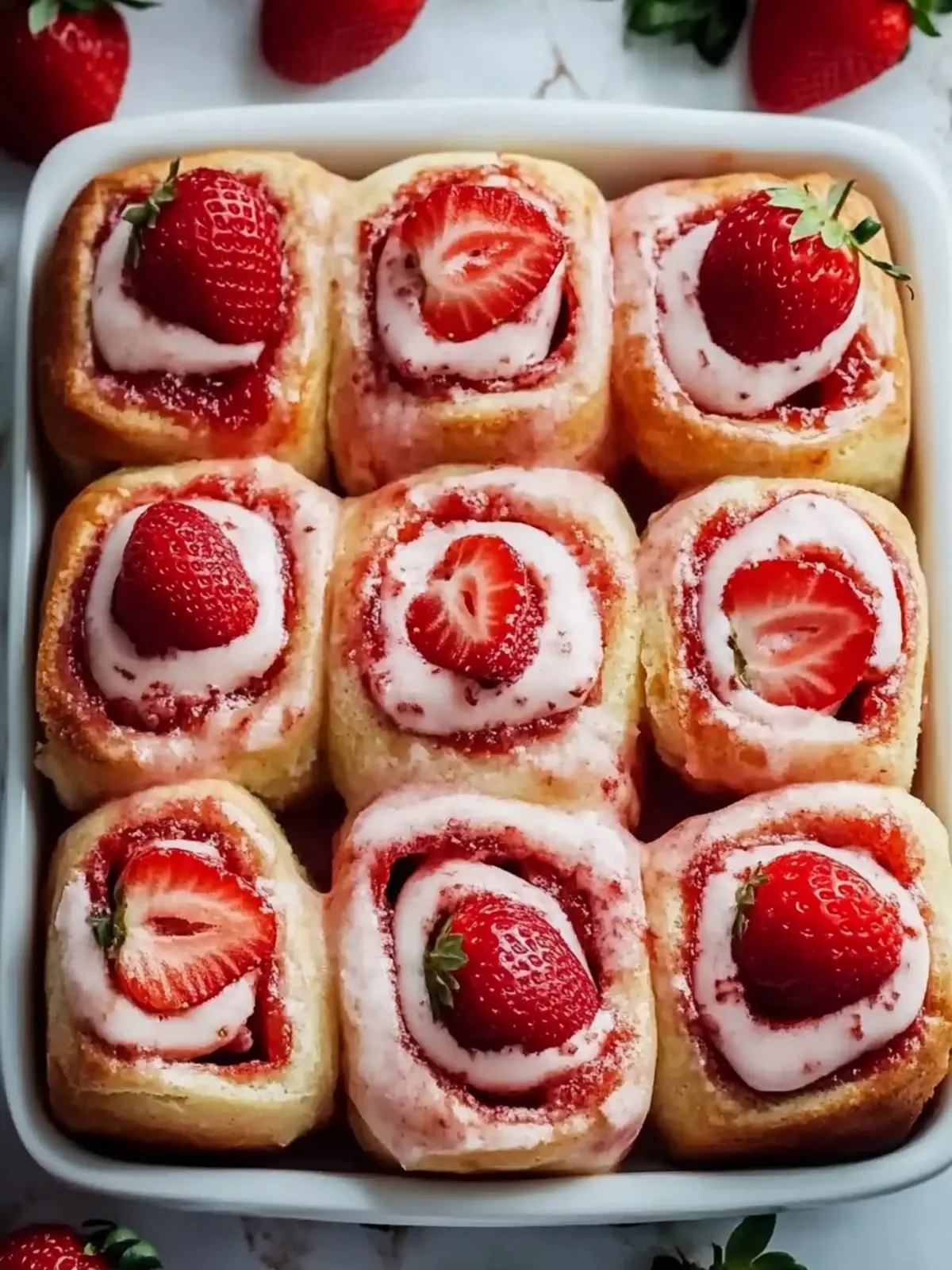 Vegan Strawberry Sweet Rolls Recipe