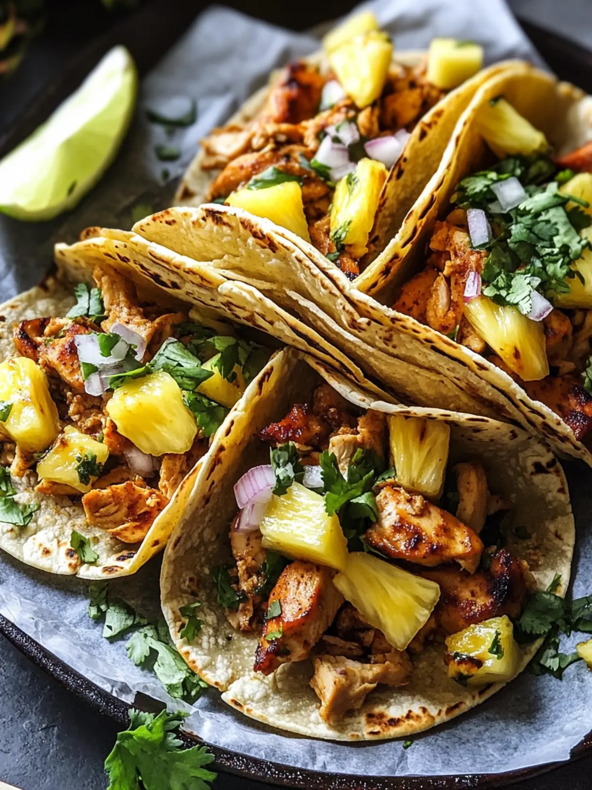 One Pan Chicken & Pineapple Tacos for Quick Family Fun 2 One Pan Chicken & Pineapple Tacos
