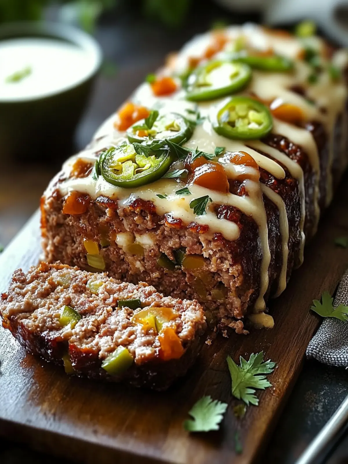 Smoky Jalapeño Popper Meatloaf Recipe