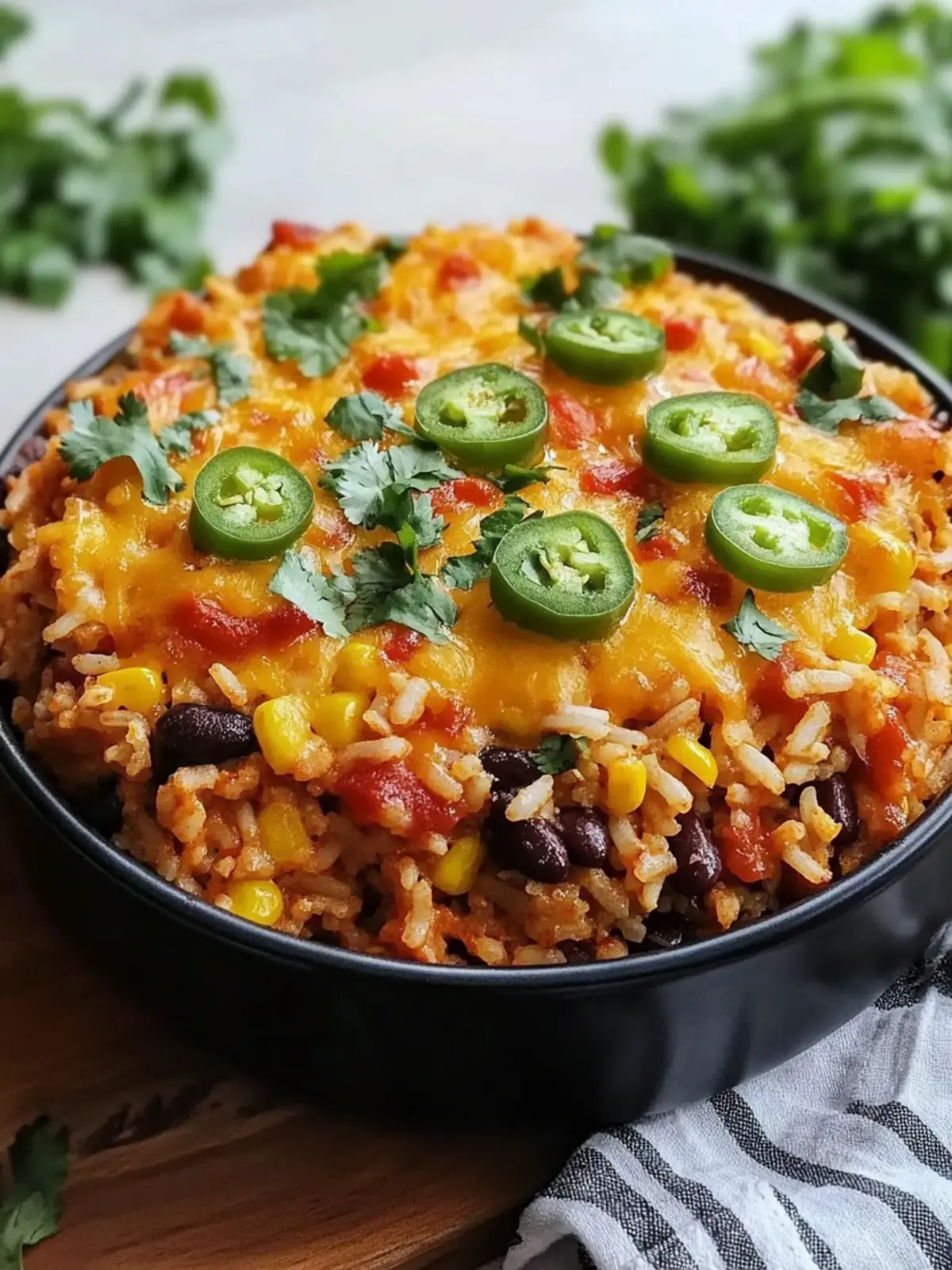 Cozy Cheesy One-Pot Mexican Rice Casserole for Busy Nights 3 Cheesy One-Pot Mexican Rice Casserole