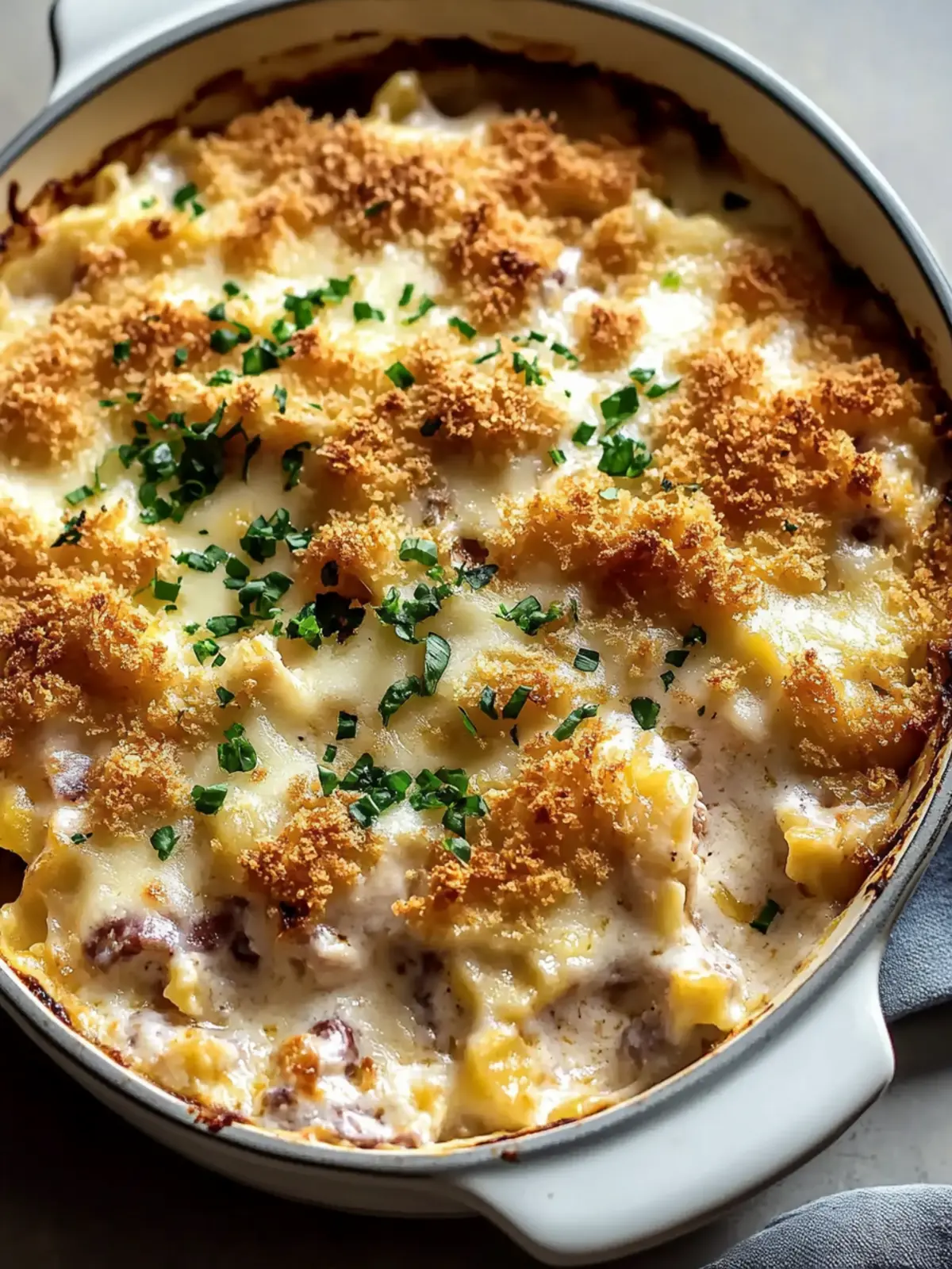 Creamy Chicken Cordon Bleu Casserole Ready in 40 Minutes! 2 Creamy Chicken Cordon Bleu Casserole