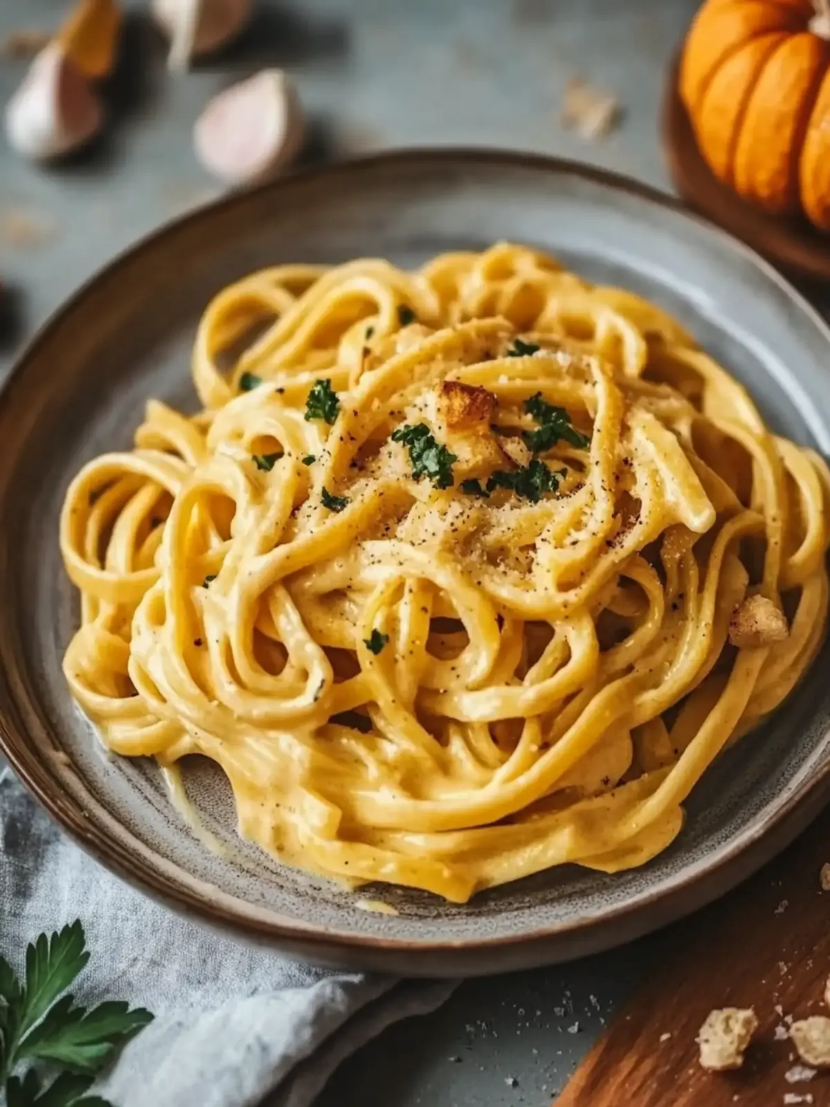Vegan Pumpkin Alfredo Recipe
