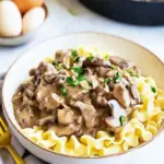 Beef Stroganoff with Egg Noodles