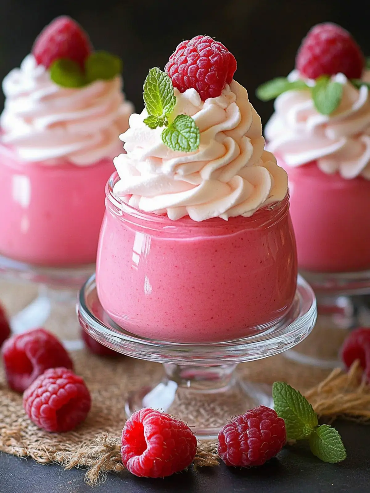 Raspberry Cheesecake Mousse- For mother's day dessert
