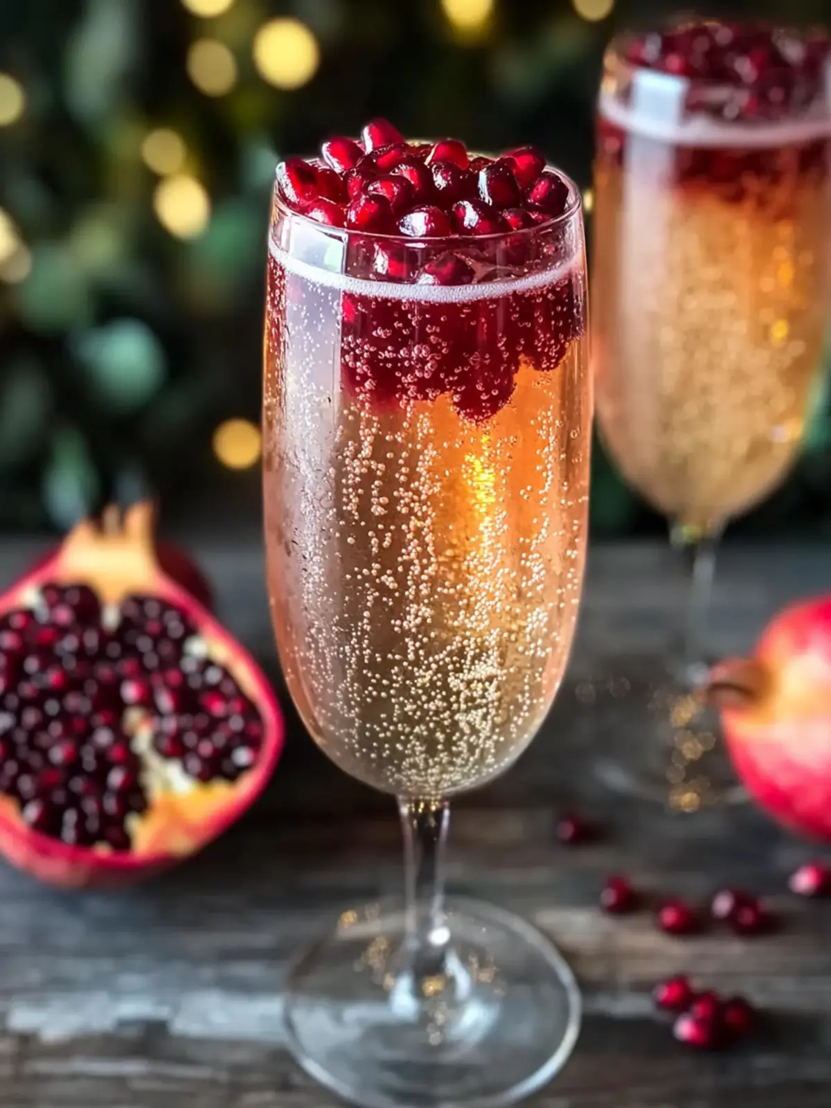 Pomegranate Prosecco Cocktail