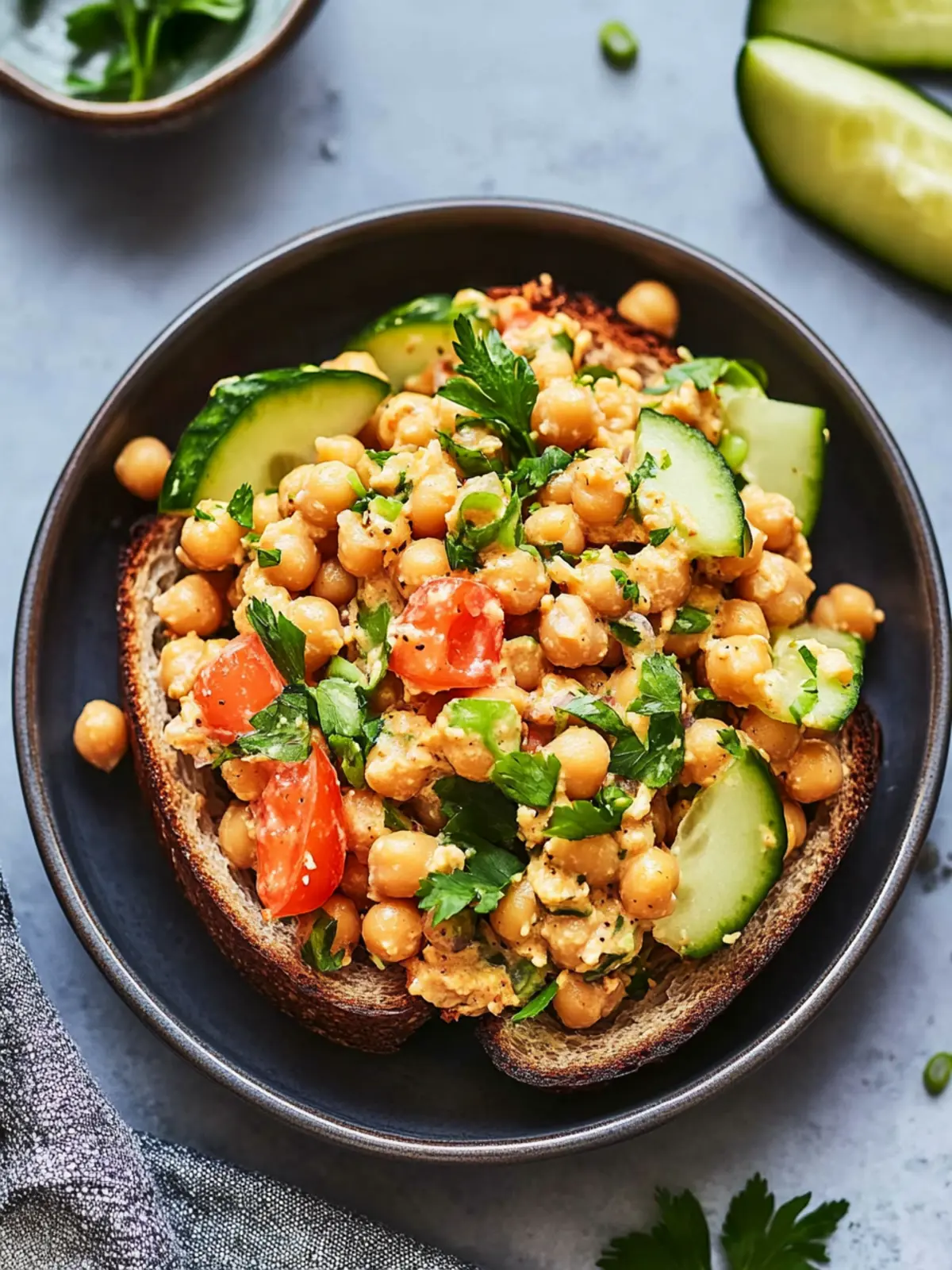 5-Minute Spicy Chickpea Salad