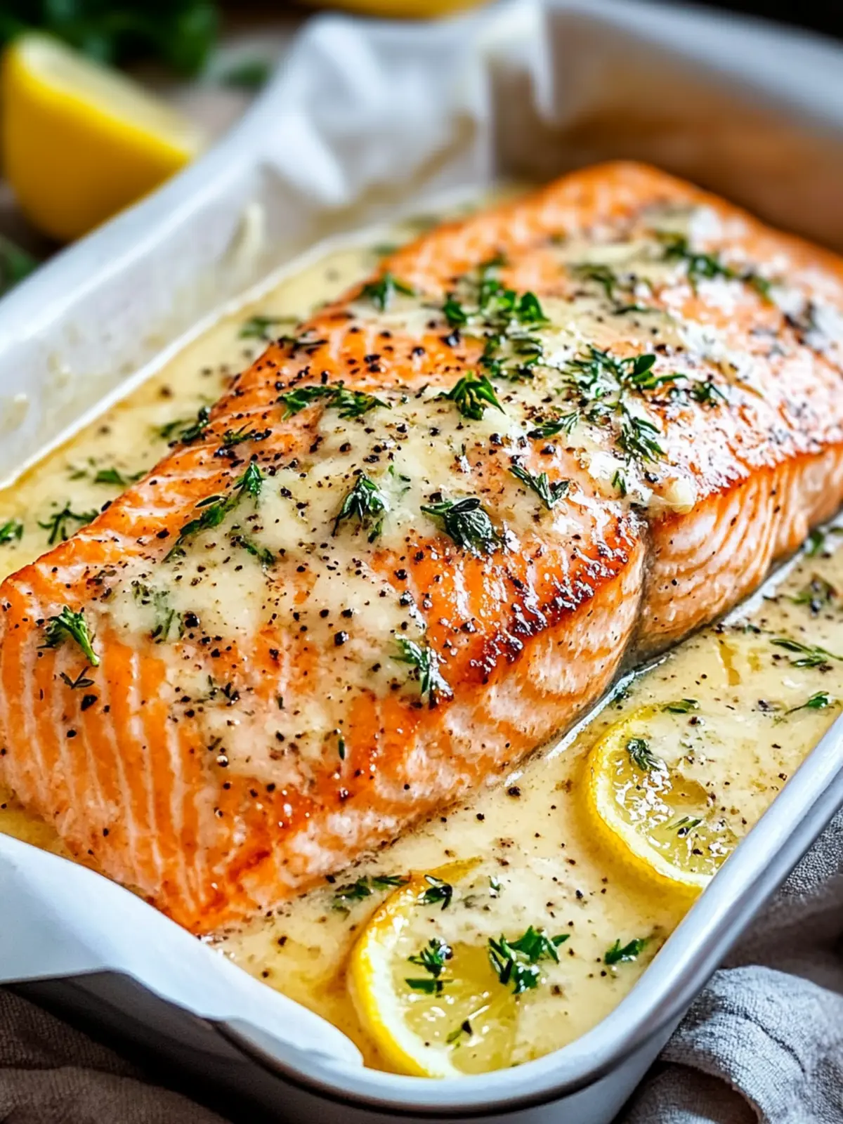 Baked Boursin Salmon in Under 30 Minutes