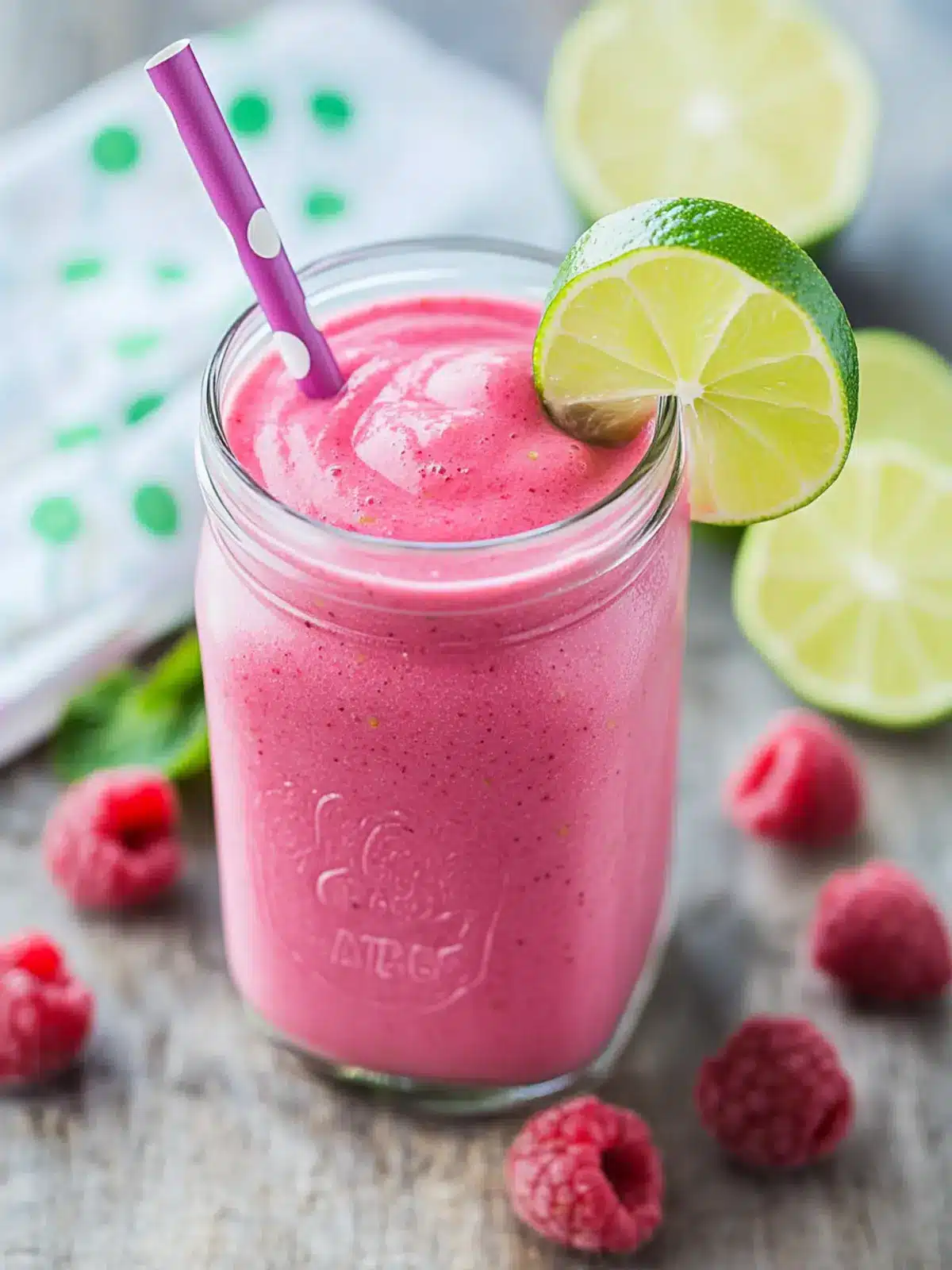 Refreshing Raspberry Lime Smoothie for a Health Boost 4 Raspberry Lime Smoothie