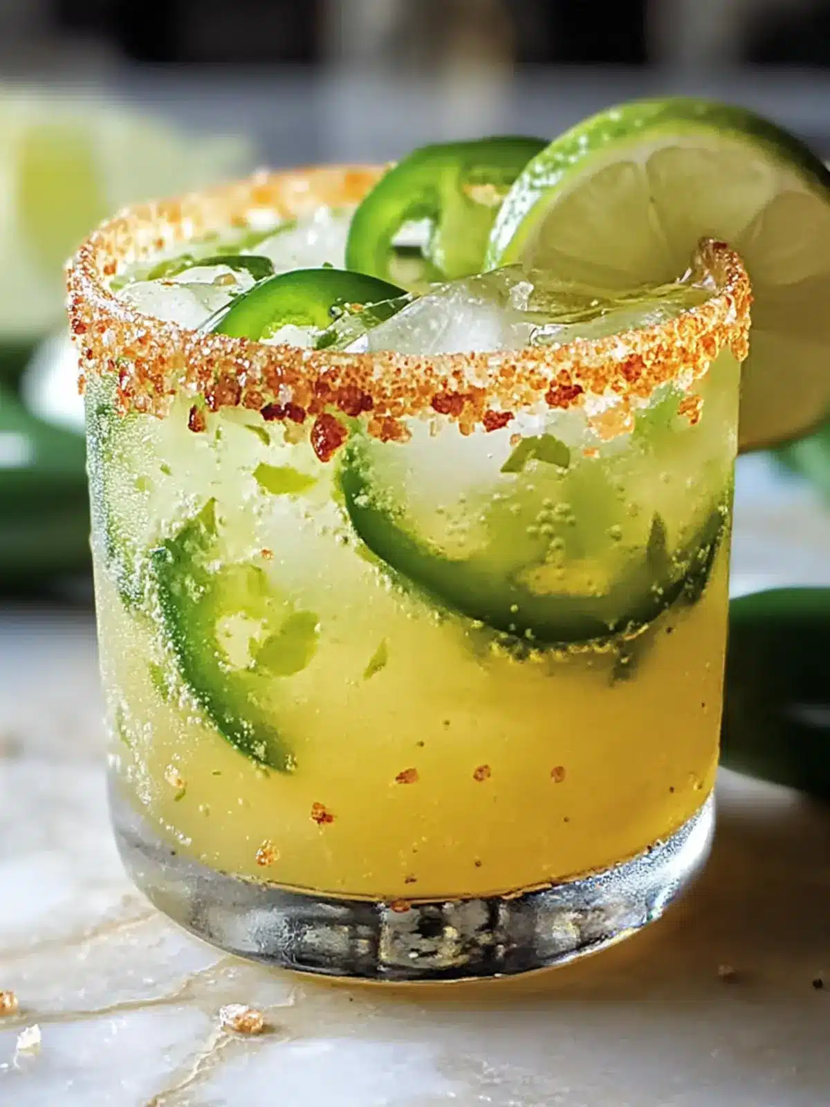 Spicy Jalapeño Margarita Recipe Easy Homemade Cocktail with Smoked Salt Rim