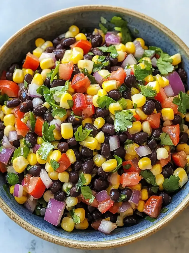 Corn and Black Bean Salad Recipe for Summer