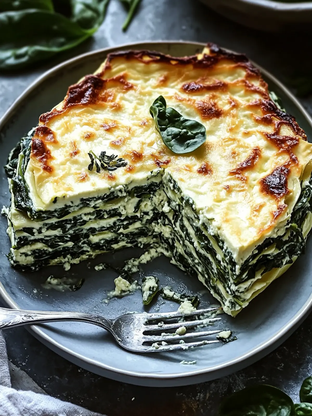 Irresistible Spinach Layers with Ricotta for Cozy Dinners 3 Spinach Layers with Ricotta