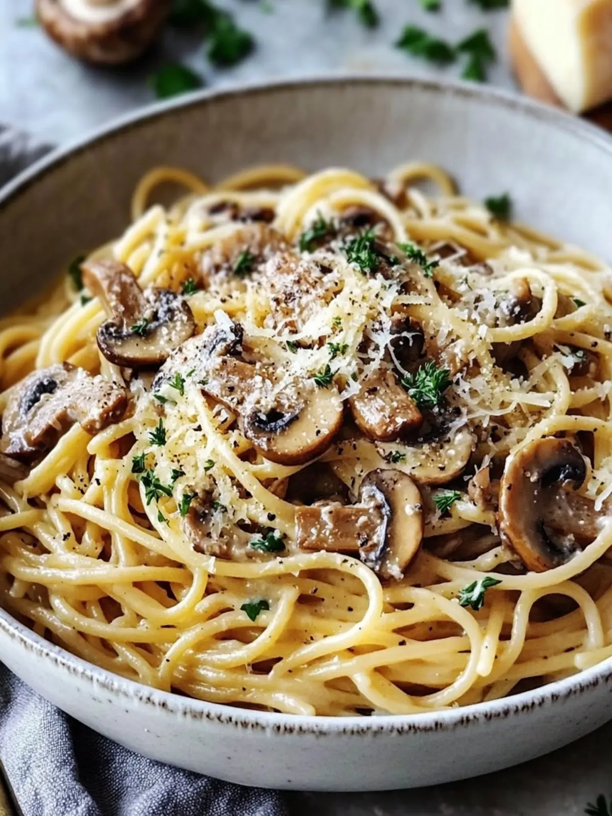 Cozy Mushroom Parmesan Pasta: Comfort Food in 30 Minutes 4 Cozy Mushroom Parmesan Pasta