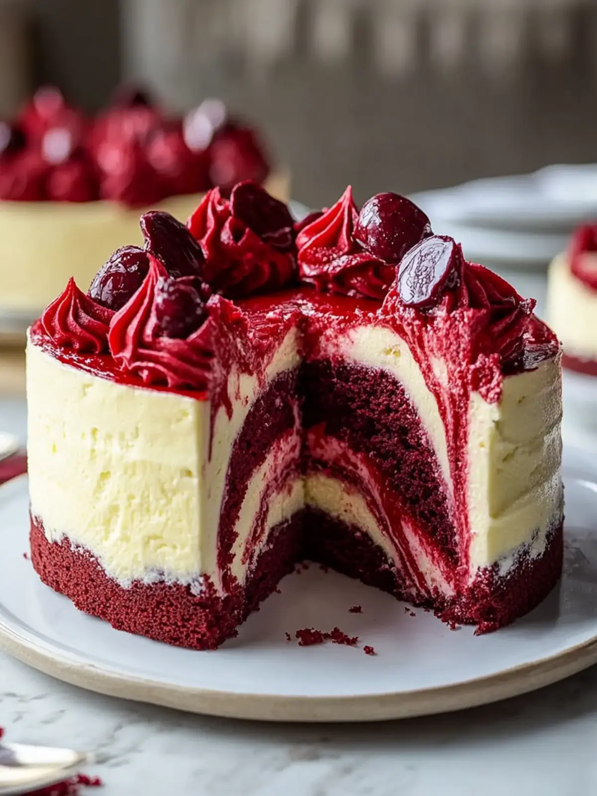 Red Velvet Cheesecake Swirl Cake: A Decadent Treat to Share 5 Red Velvet Cheesecake Swirl Cake