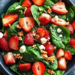 15-Minute Strawberry Spinach Salad