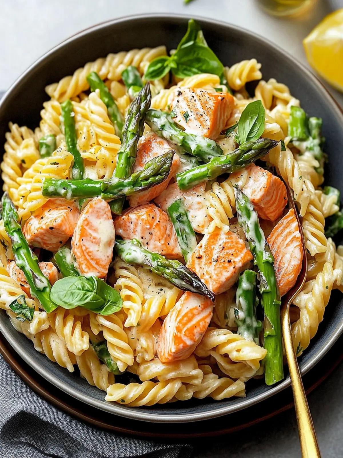 Salmon Asparagus Pasta Salad: Your Quick, Healthy Weeknight Wonder 2 Salmon Asparagus Pasta Salad