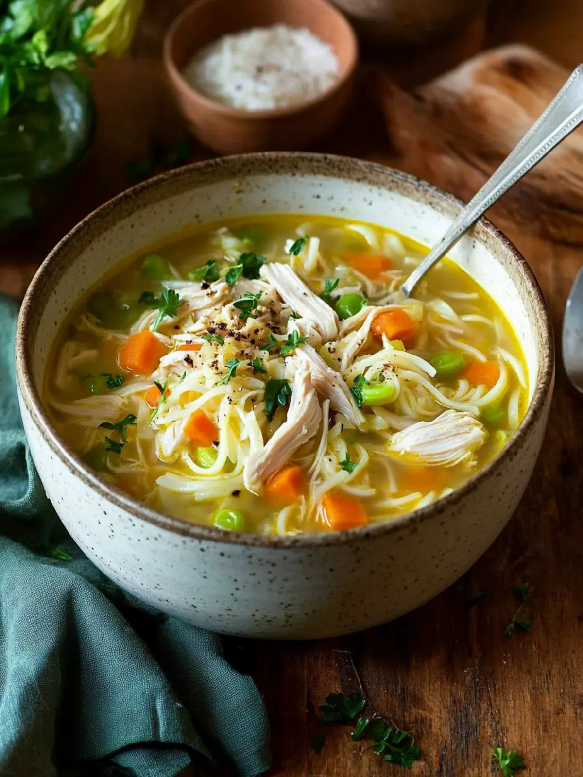 Heartwarming Chicken and Leek Noodle Soup for Cozy Nights 4 Chicken and Leek Noodle Soup