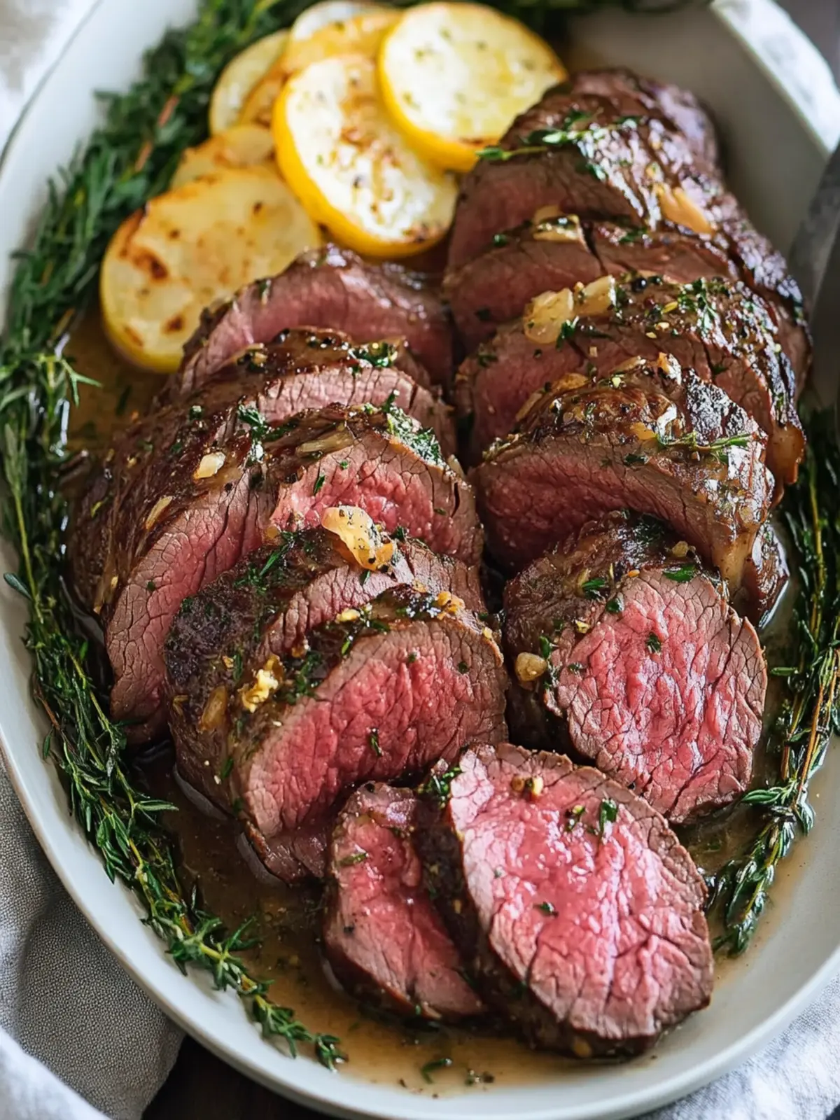 Beef Tenderloin (with Garlic Butter Sauce)