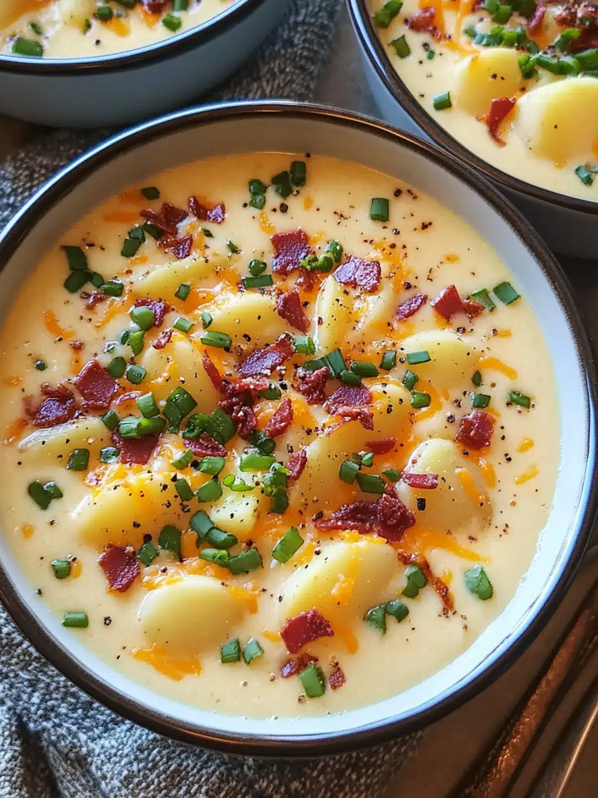Creamy Loaded Potato Cheese Soup That Warms Your Soul 5 Loaded Potato Cheese Soup
