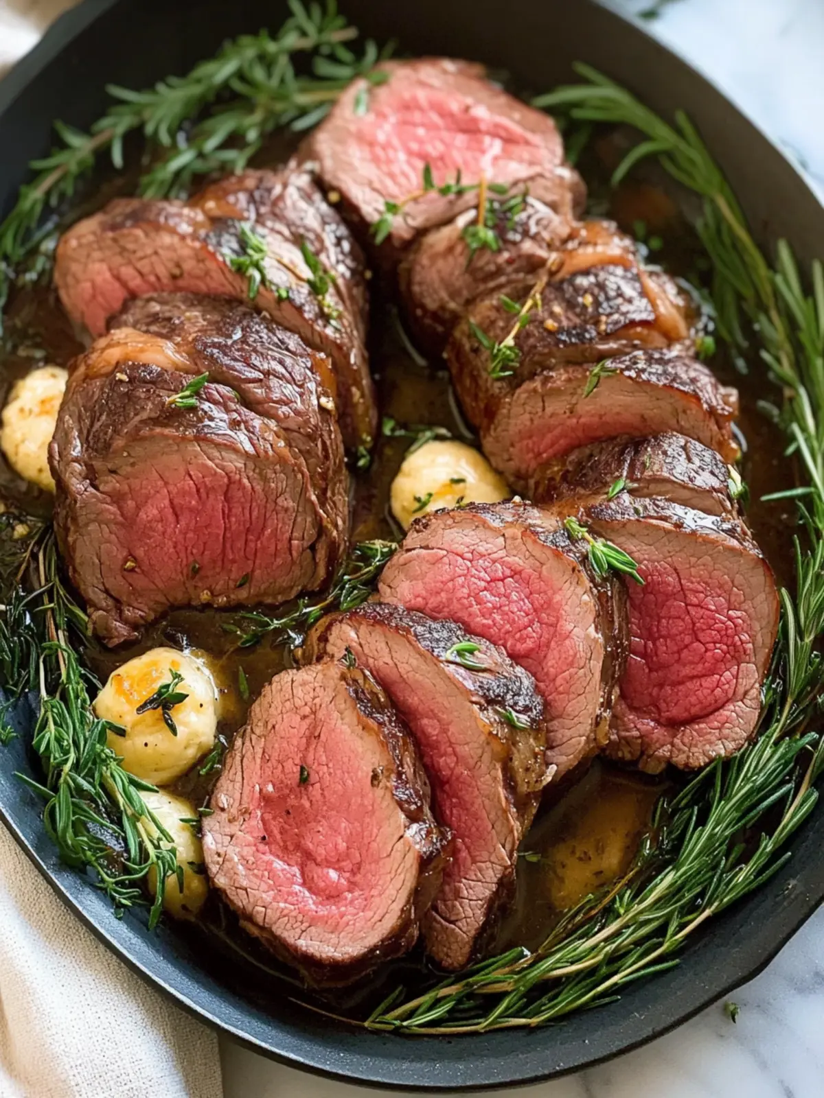 Beef Tenderloin (with Garlic Butter Sauce)