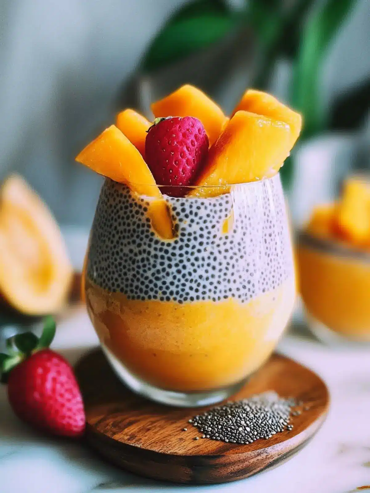 Creamy Mango Chia Pudding: Your Healthy Tropical Delight 2 Mango Chia Pudding
