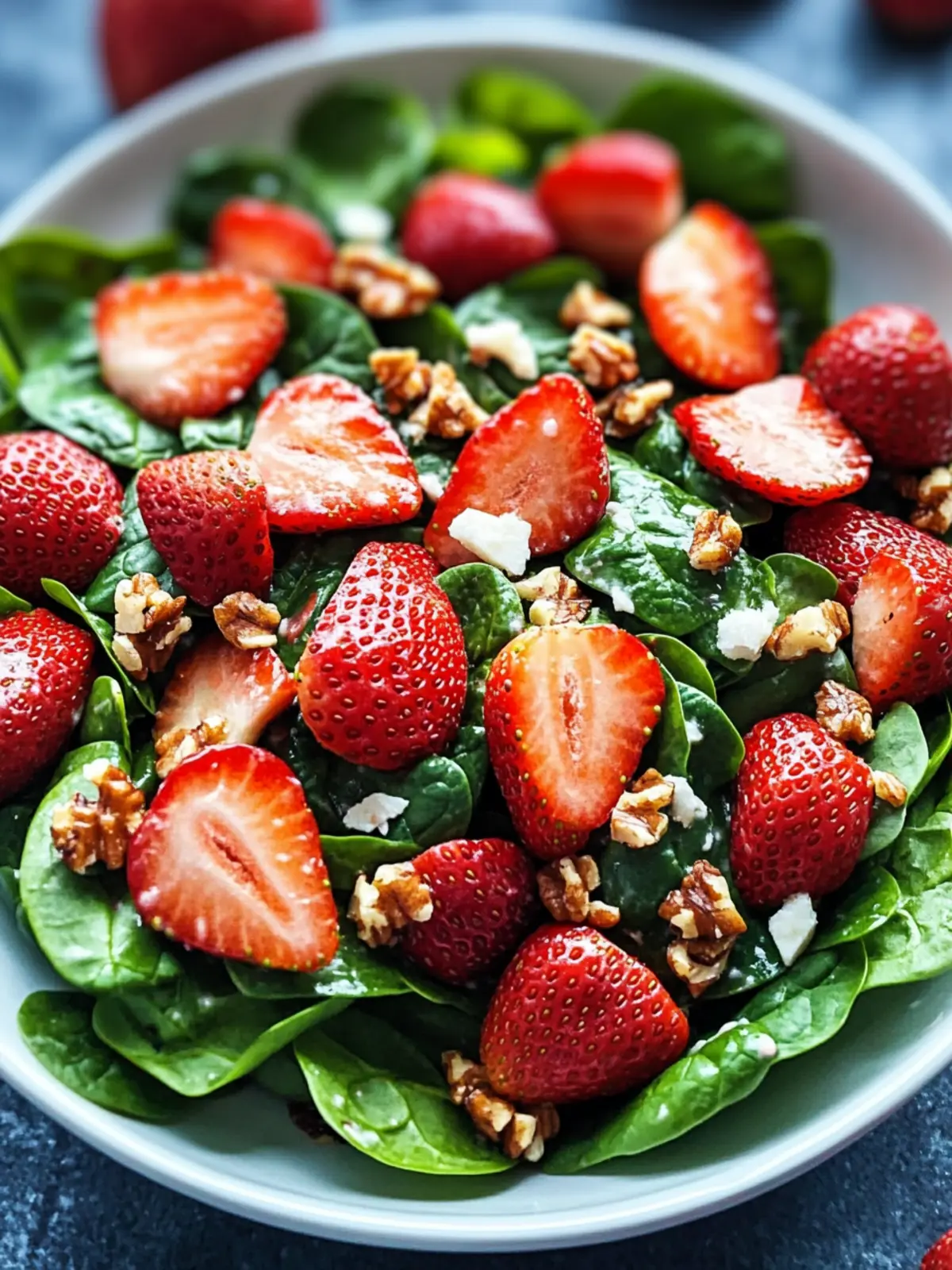 15-Minute Strawberry Spinach Salad