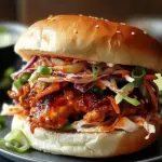 Spicy Korean BBQ Chicken Sandwich with Crispy Slaw Delight 8 Spicy Korean BBQ Chicken Sandwich with Crispy Slaw