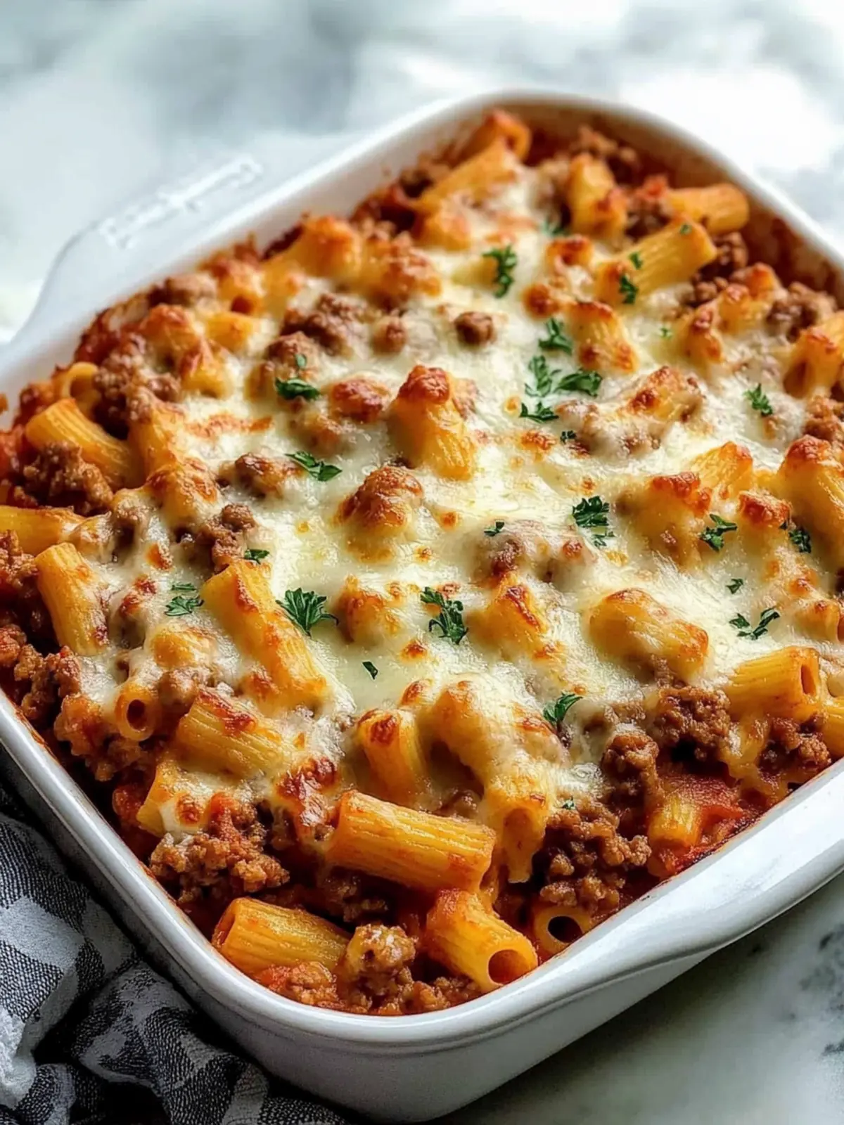 Creamy Homemade Baked Ziti with Ground Beef Delight 2 Homemade Baked Ziti With Ground Beef And Cream Cheese