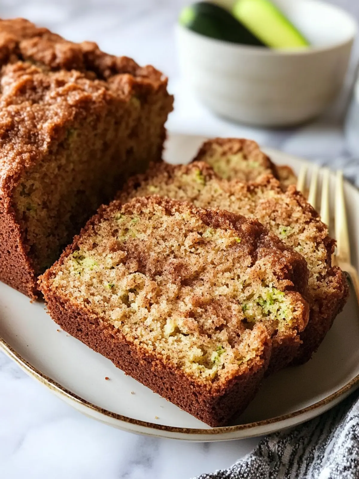 The Best Snickerdoodle Zucchini Bread