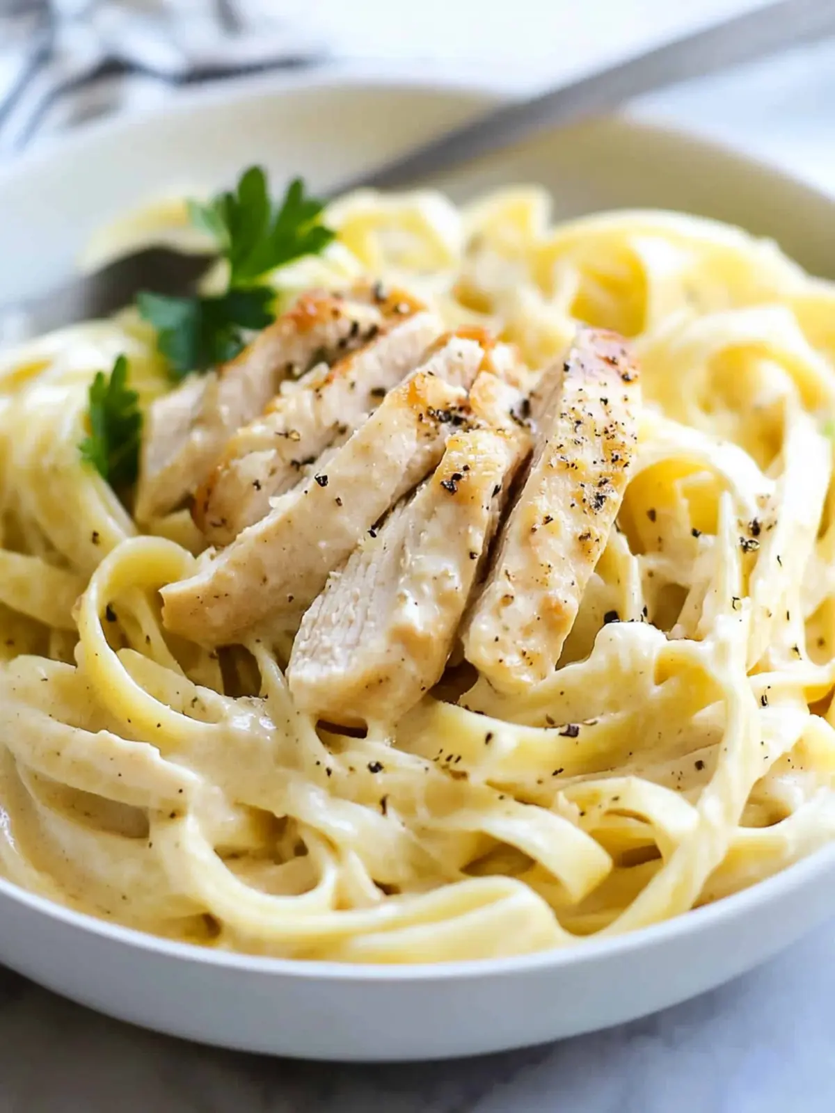 Easy Chicken Alfredo