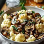Sizzling Garlic Mushrooms and Cauliflower Delight in Minutes 9 Sizzling Garlic Mushrooms and Cauliflower Delight