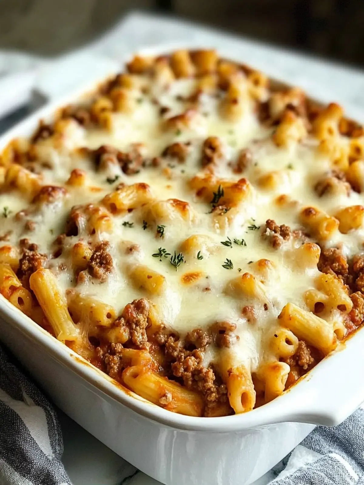 Creamy Homemade Baked Ziti with Ground Beef Delight 5 Homemade Baked Ziti With Ground Beef And Cream Cheese