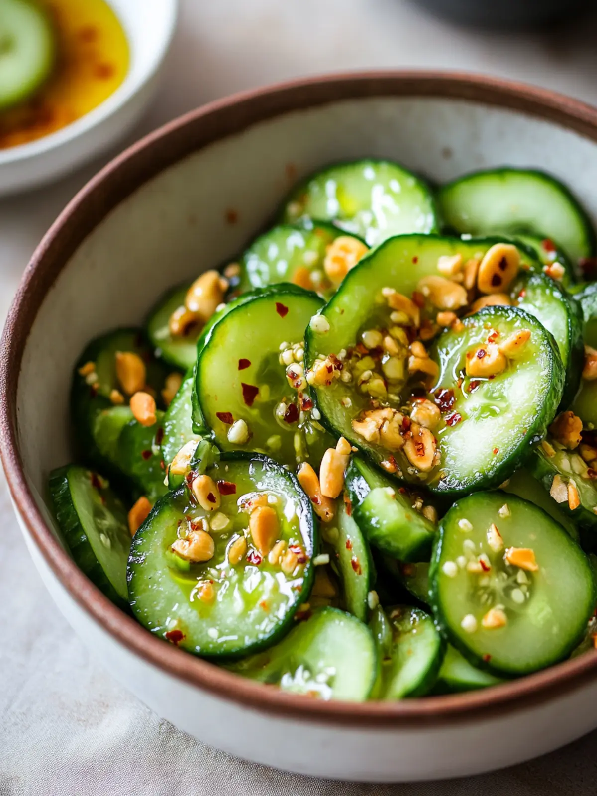 Zesty Asian Cucumber Salad with Crunchy Peanut Bliss 5 Asian Cucumber Salad