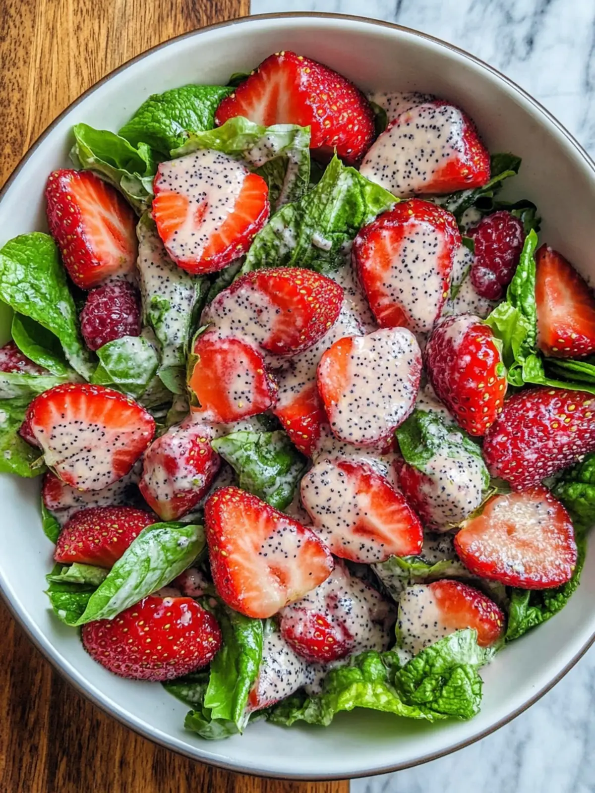 Strawberry Poppy Seed Salad