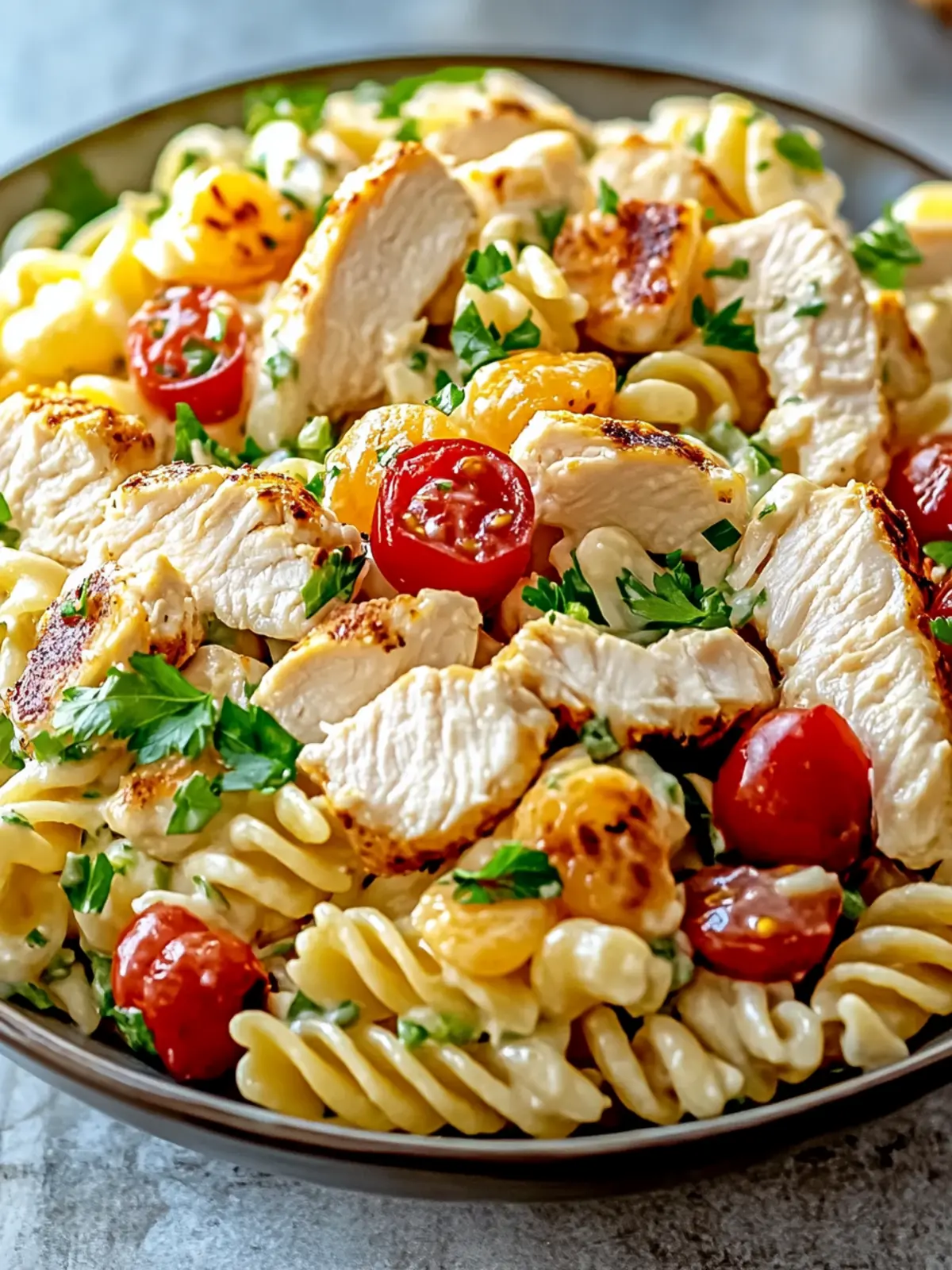 Chicken Club Pasta Salad Delight for Summer Vibes 3 Chicken Club Pasta Salad Delight