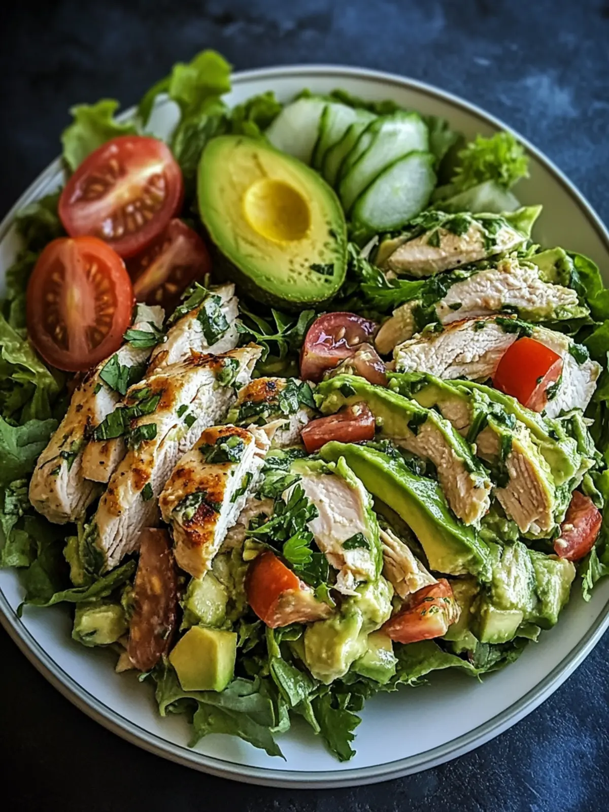 Delicious Avocado Herb Chicken Salad That's a Total Game Changer 2 Avocado Herb Chicken Salad