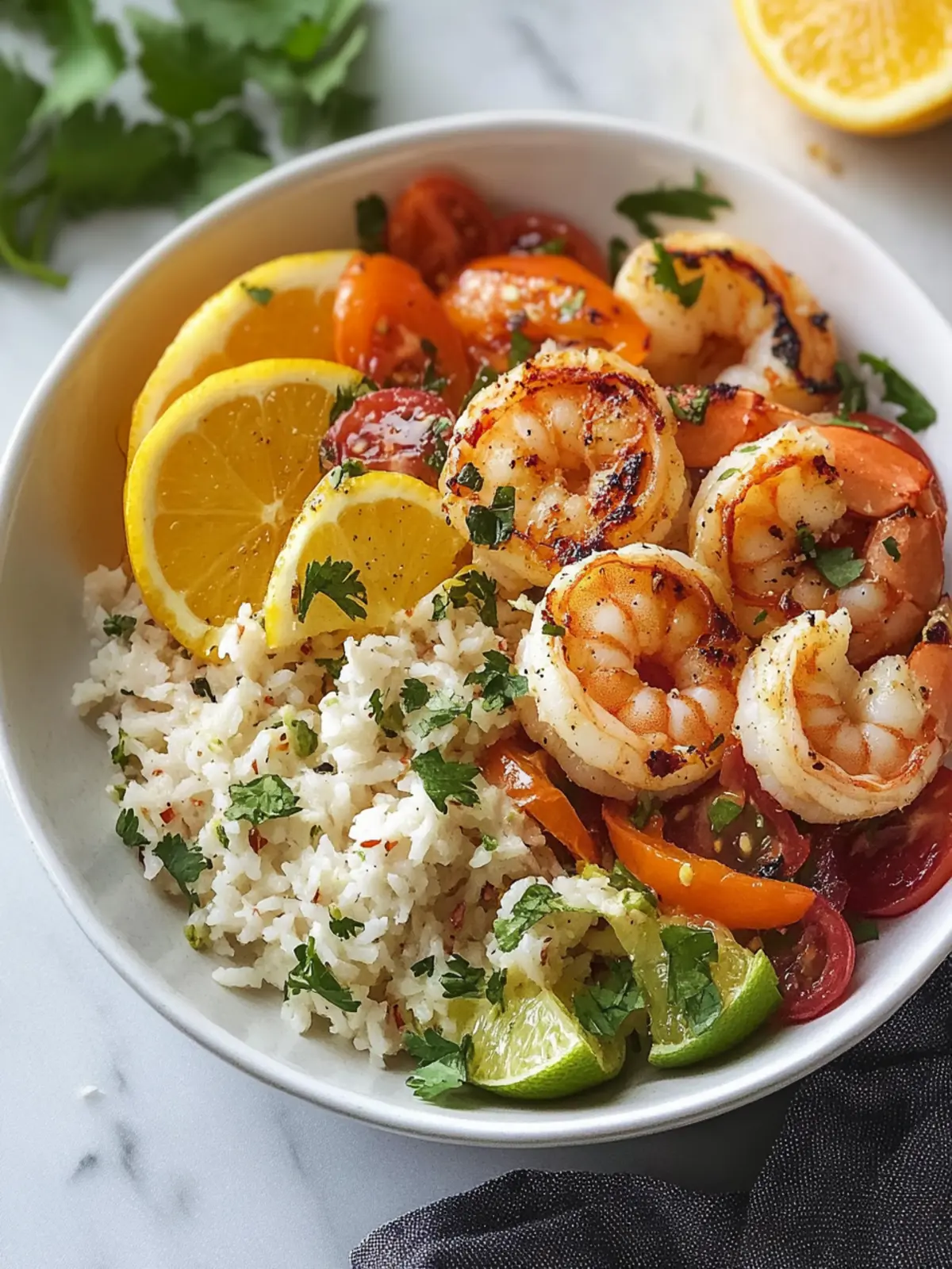 Zesty Citrus-Shrimp Bowls: A Refreshing Dinner Delight 2 Citrus-Shrimp Bowls