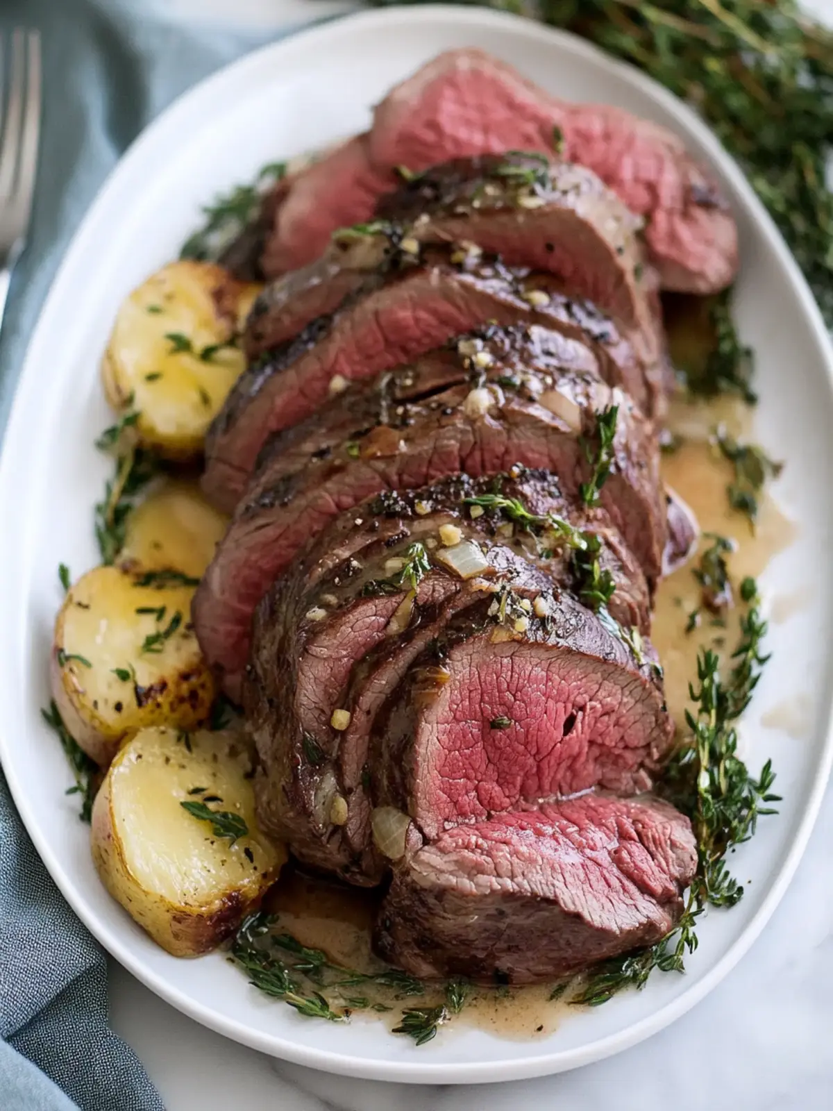 Beef Tenderloin (with Garlic Butter Sauce)