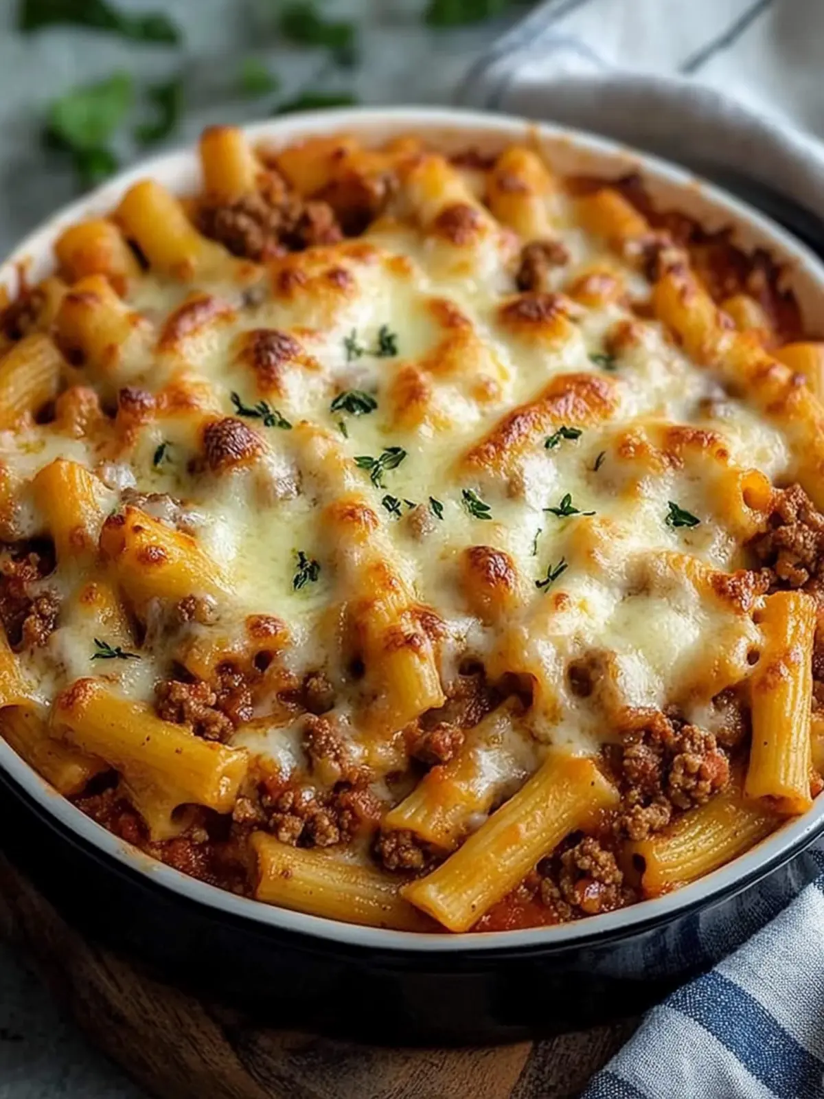 Creamy Homemade Baked Ziti with Ground Beef Delight 4 Homemade Baked Ziti With Ground Beef And Cream Cheese