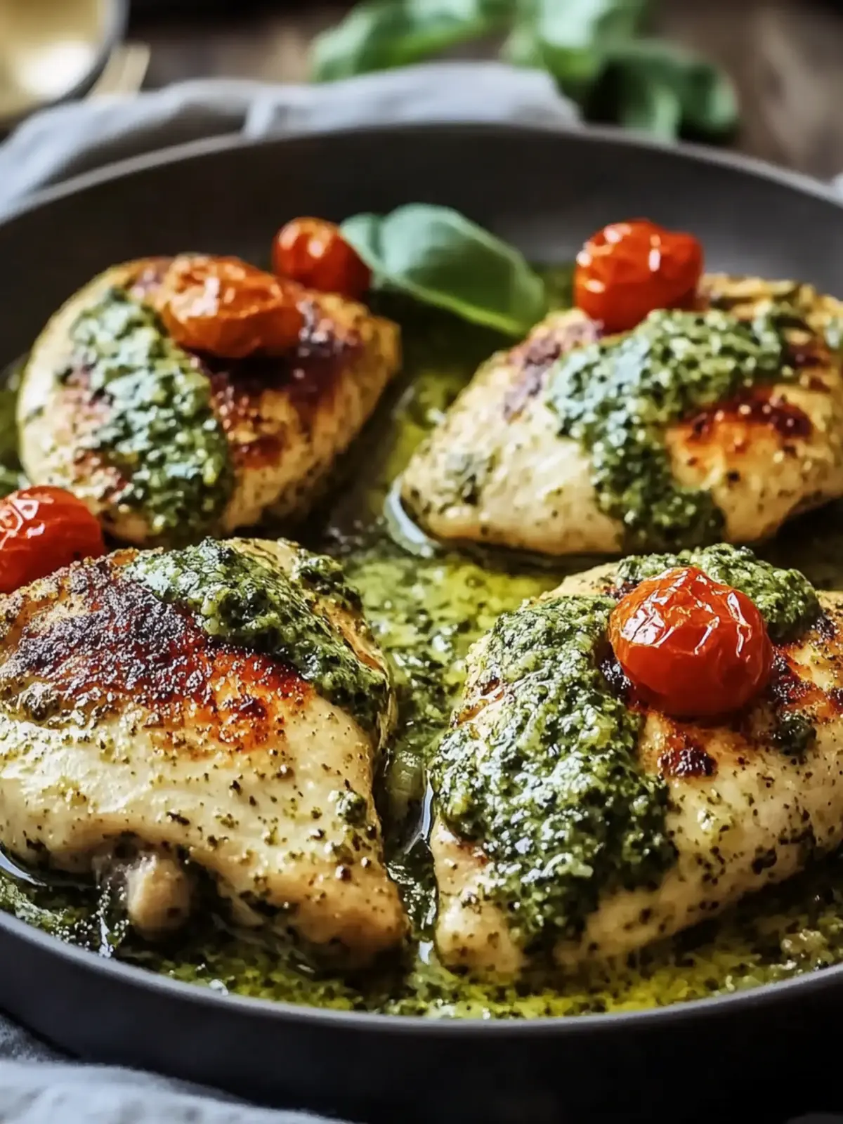 Creamy Pesto Chicken that Elevates Your Dinner Game 2 Creamy Pesto Chicken