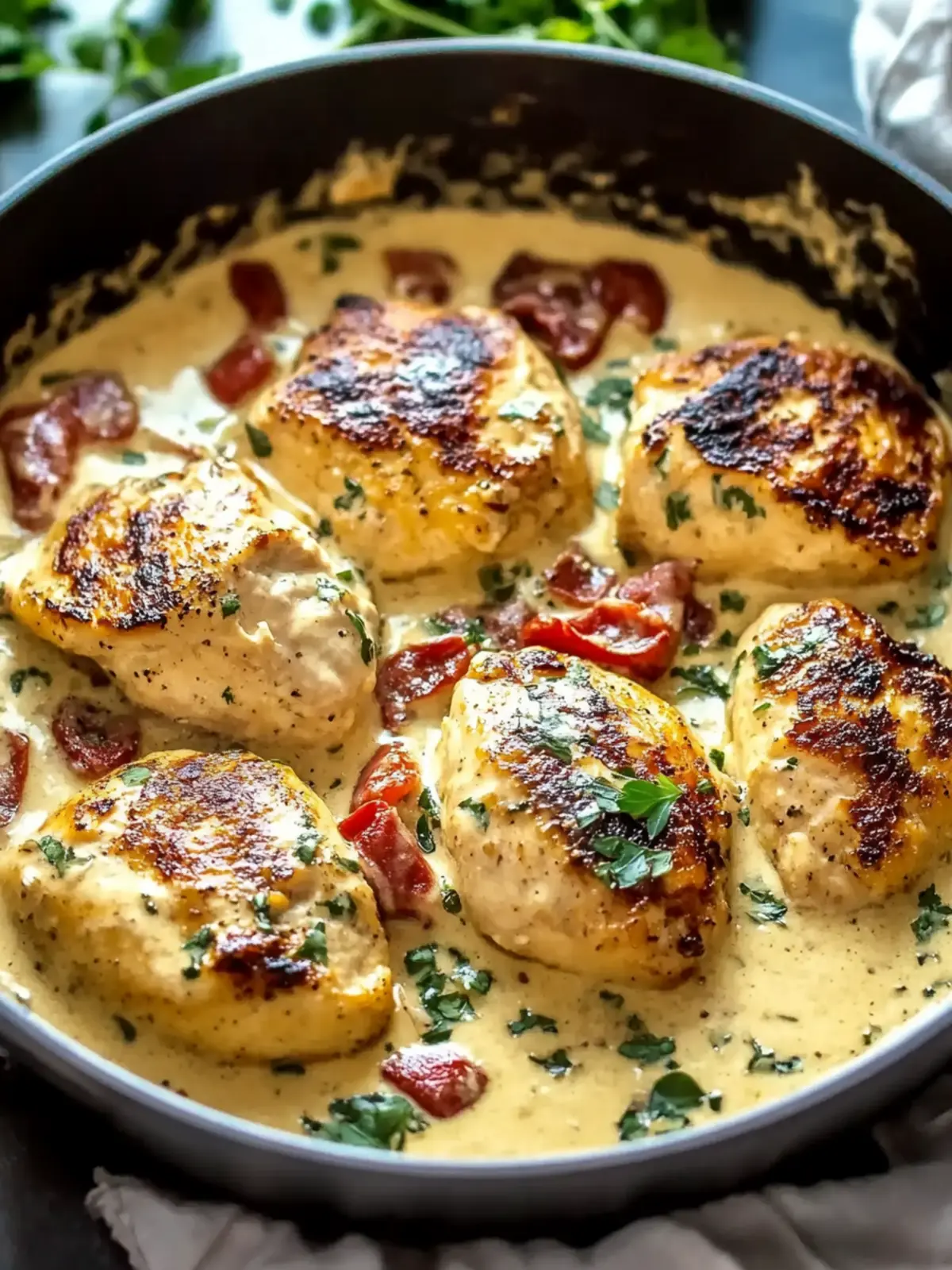 Creamy Tuscan Chicken – Your Quick One-Pan Dinner Delight 5 Creamy Tuscan Chicken