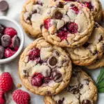 Delight in No-Chill Raspberry Chocolate Chip Cookies Today! 6 Raspberry Chocolate Chip Cookies