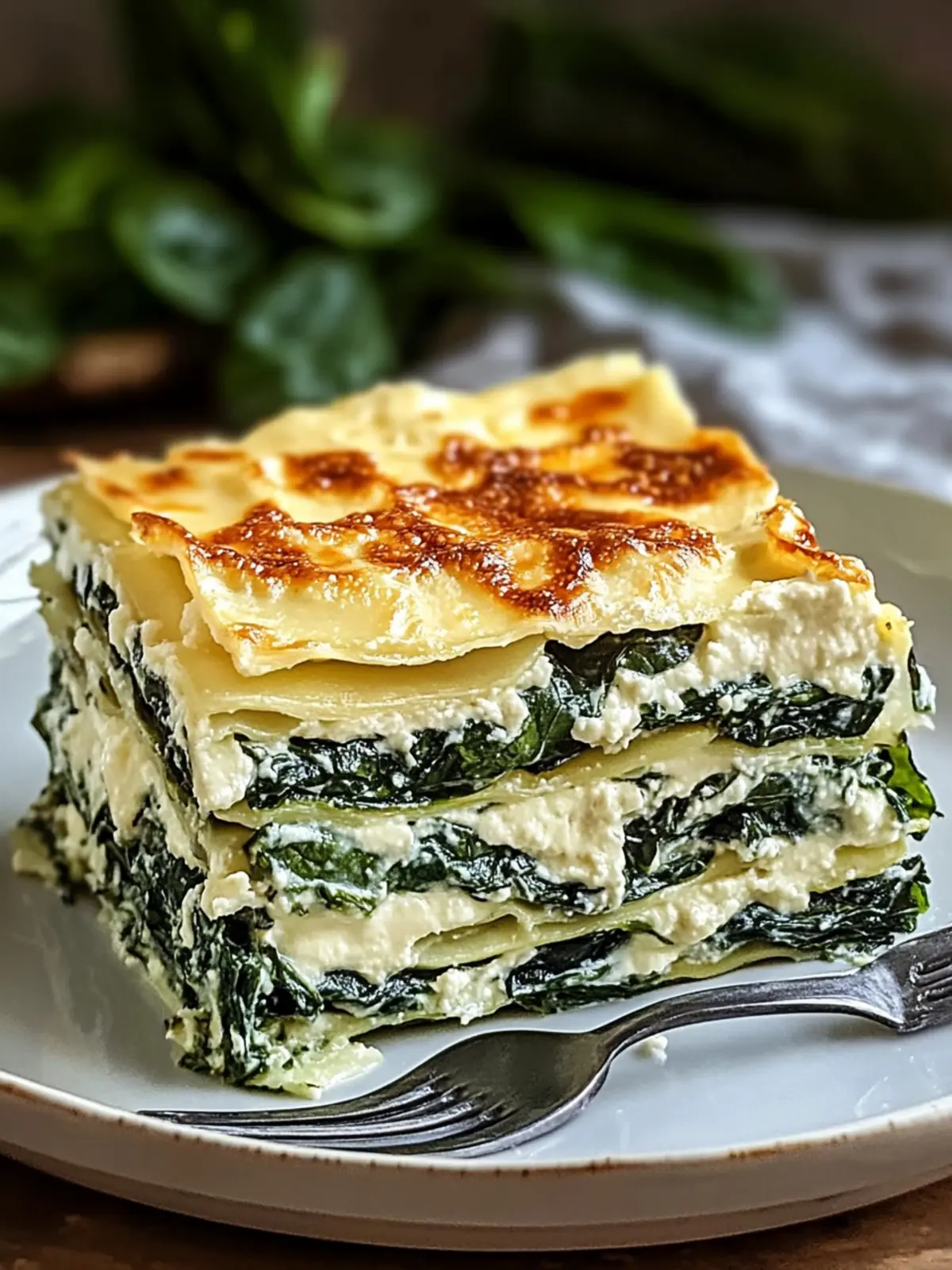 Irresistible Spinach Layers with Ricotta for Cozy Dinners 4 Spinach Layers with Ricotta