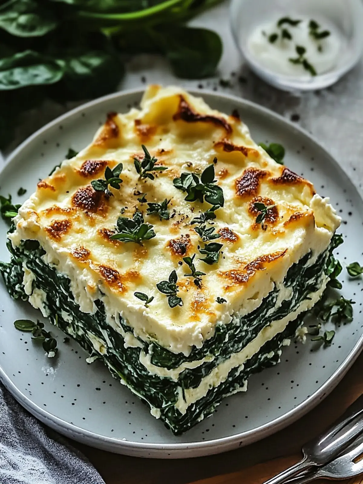 Irresistible Spinach Layers with Ricotta for Cozy Dinners 2 Spinach Layers with Ricotta