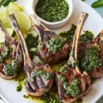 Lamb Chops Mint Chimichurri for an Unforgettable Mother's Day Dinner 10 Lamb Chops Mint Chimichurri- Mother's day dinner