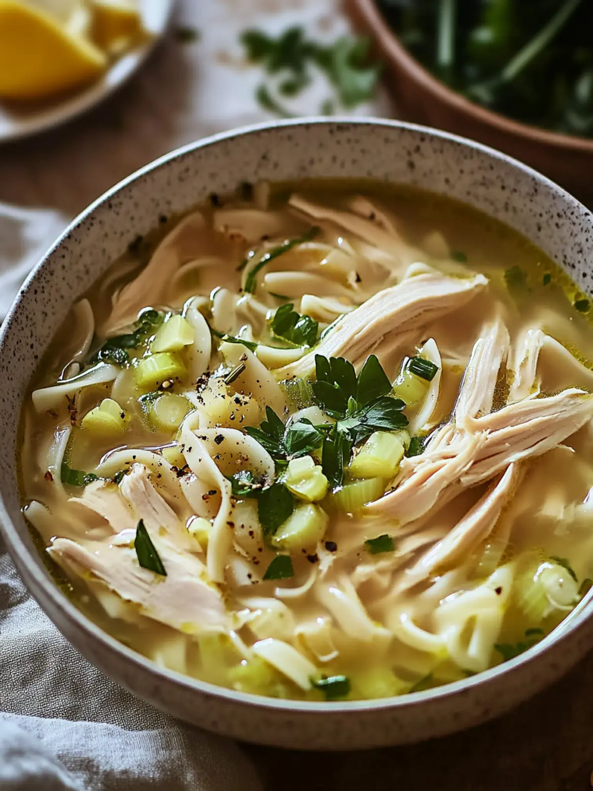 Cozy Up with Delicious Chicken and Leek Noodle Soup 4 Chicken and Leek Noodle Soup