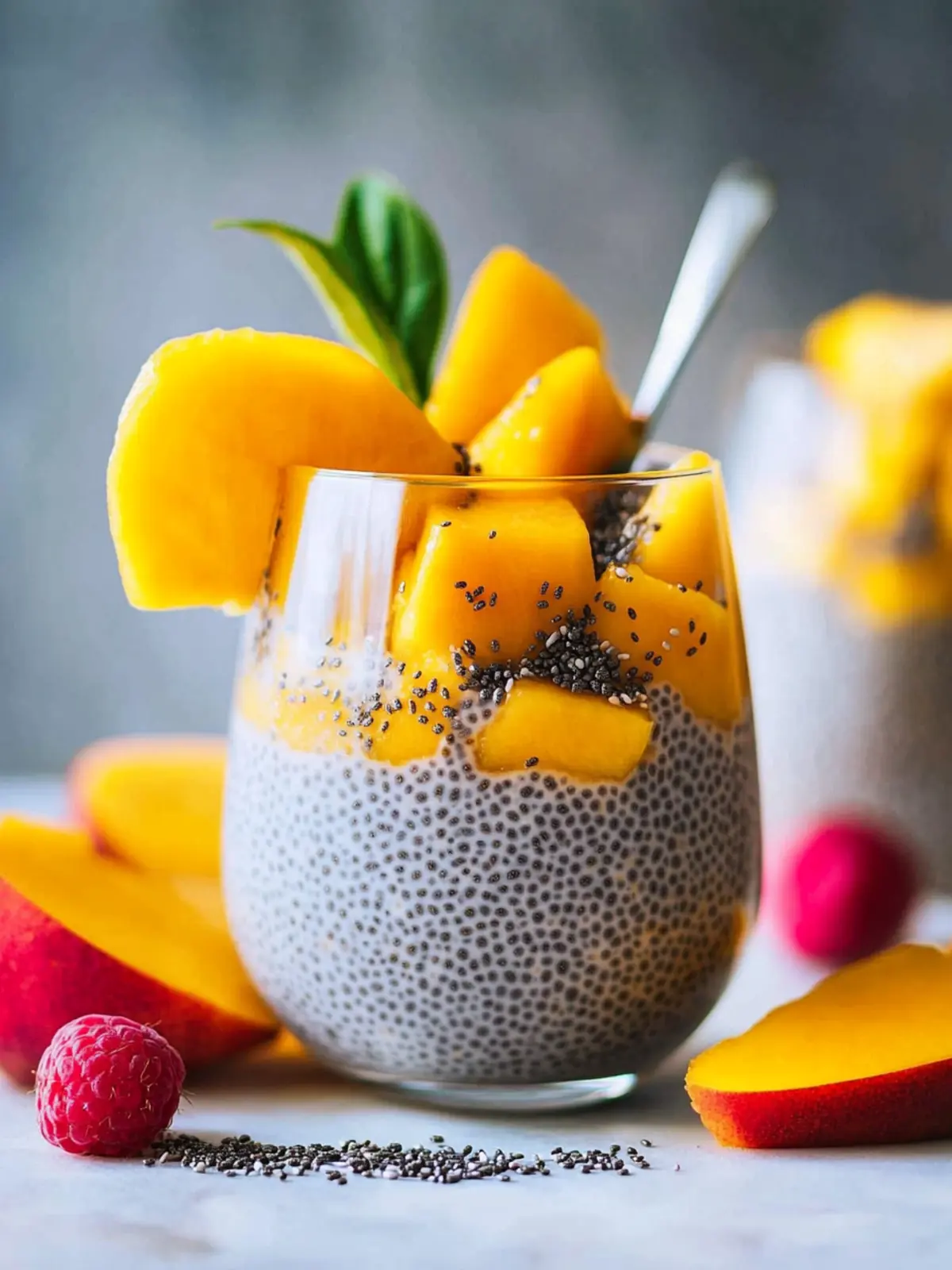 Creamy Mango Chia Pudding: Your Healthy Tropical Delight 4 Mango Chia Pudding