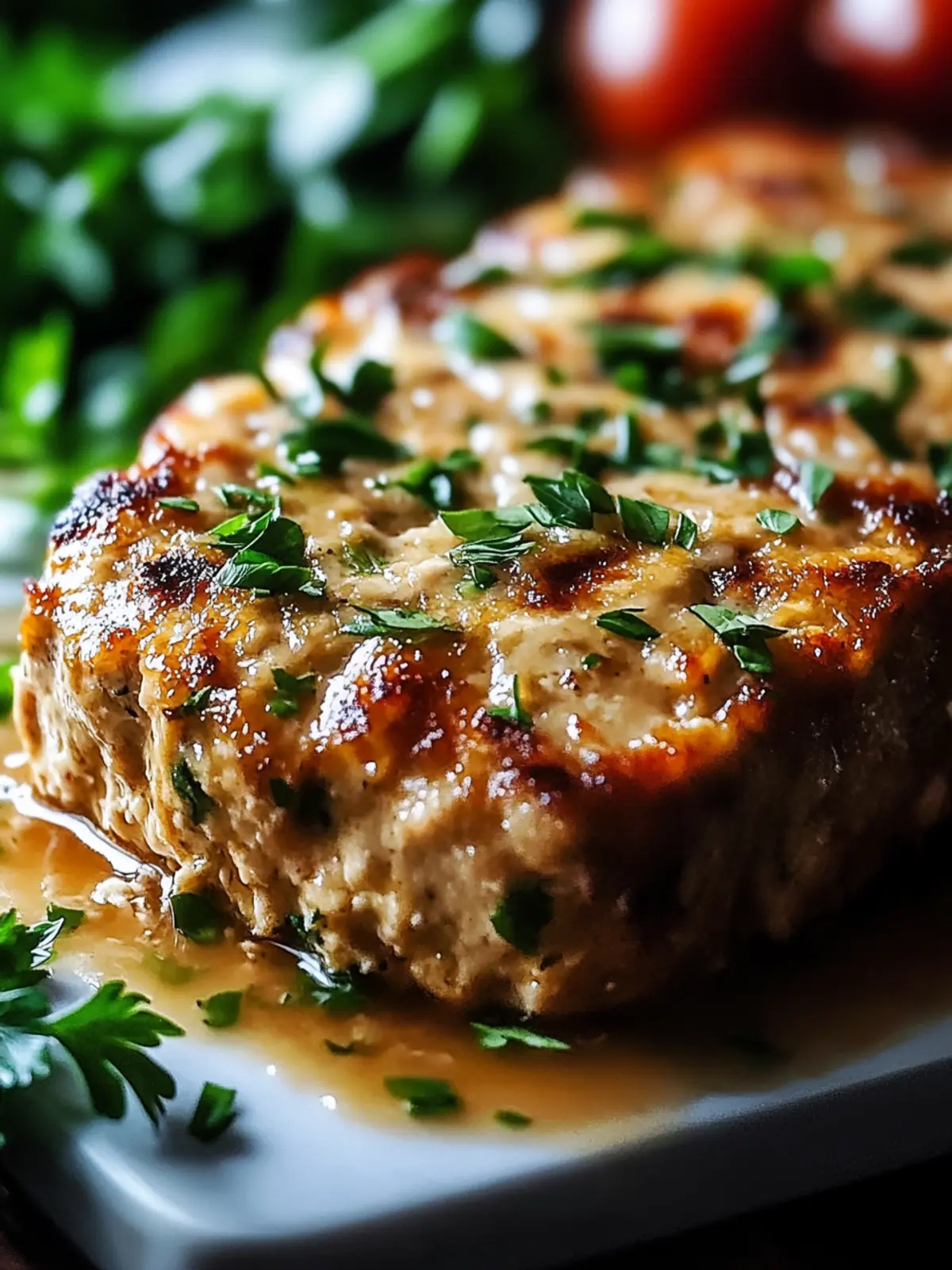 Melt-in-Your-Mouth Garlic and Parmesan Chicken Meatloaf Delight 2 Melt-in-your-mouth garlic and parmesan chicken meatloaf