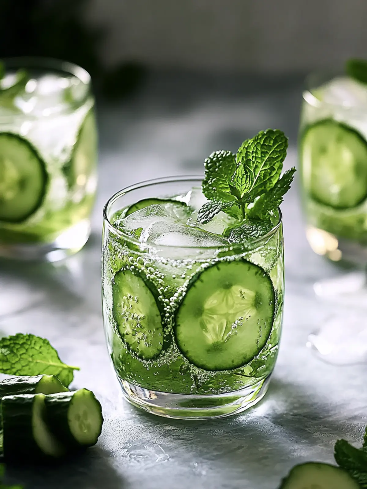 Cucumber Mint Fizz: Refreshing Twist for Hot Summer Days 4 Cucumber Mint Fizz