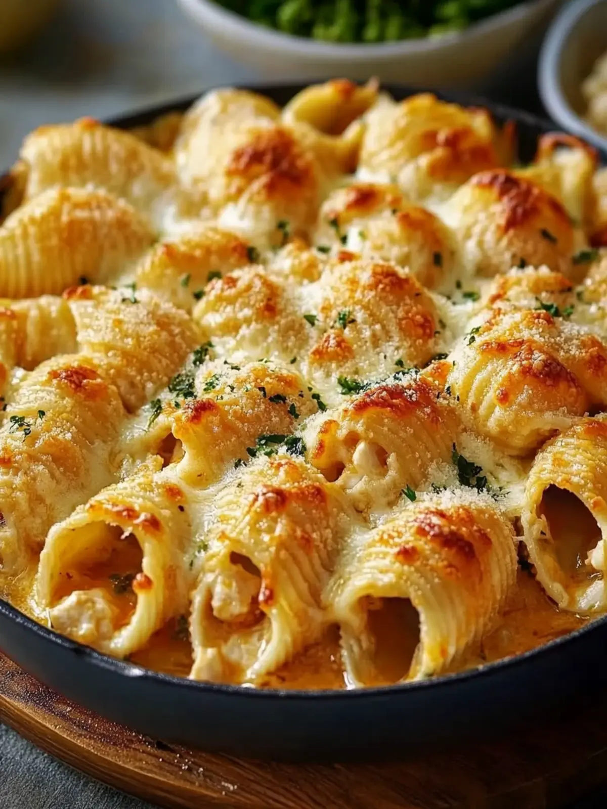 Cheesy Chicken Shells