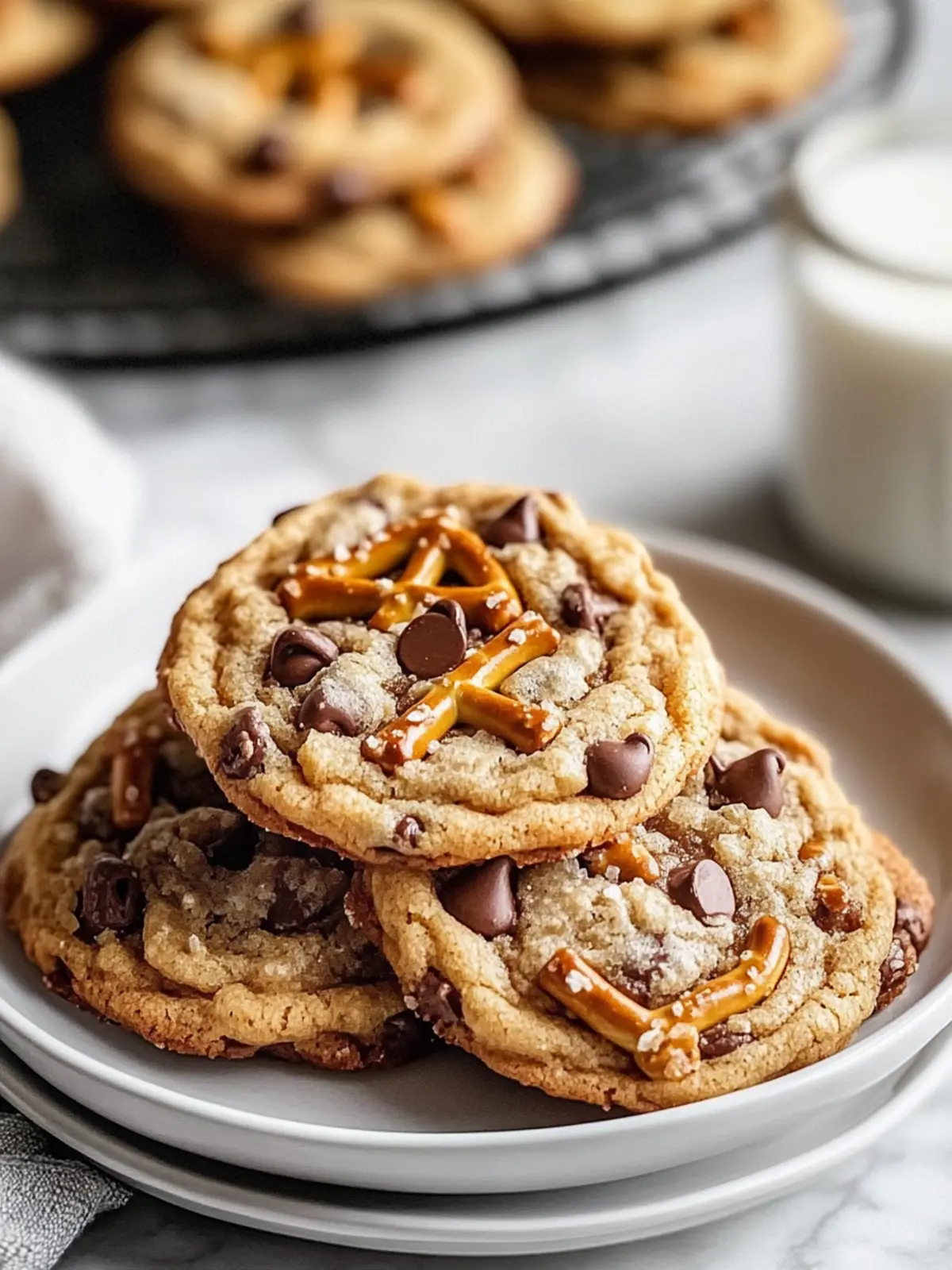 Indulge in Pretzel Toffee Chocolate Chip Cookies Bliss 2 Pretzel Toffee Chocolate Chip Cookies